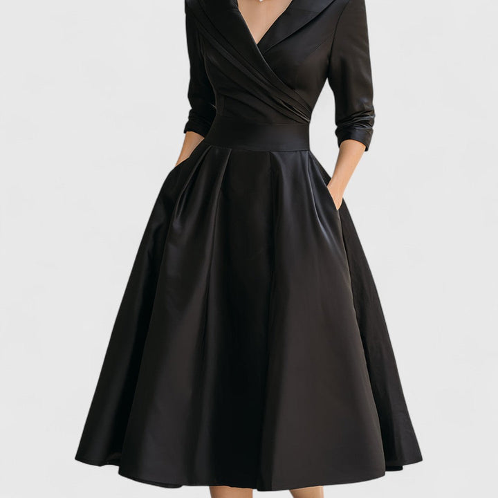 Teresa™ | Midi dress with an elegant cut and a flattering silhouette