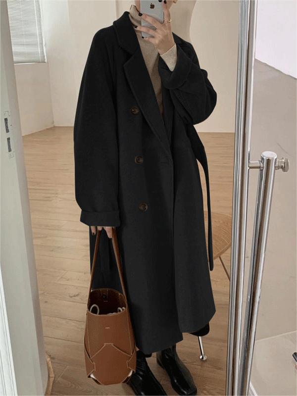 Women's Rivoli Classic Belted Wool Coat