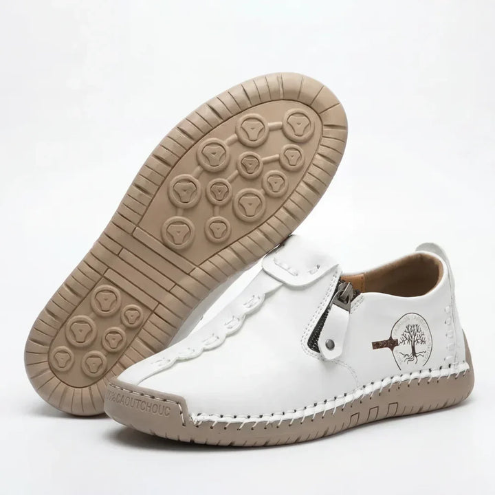 JULIA | Elise Zip-Up Comfort Orthopedic Loafers