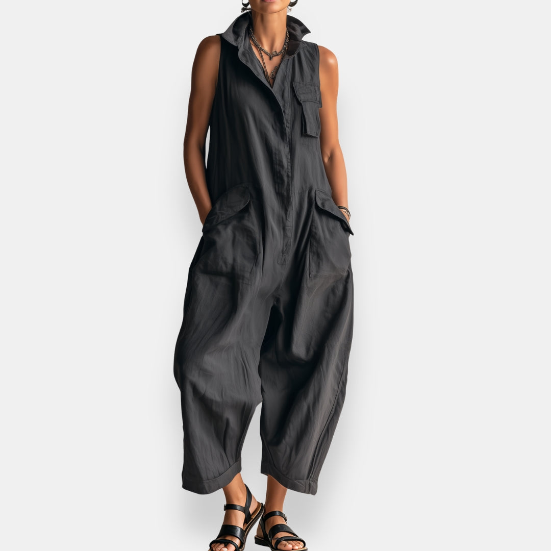 Garvalde | Sleeveless Jumpsuit for Effortless Style