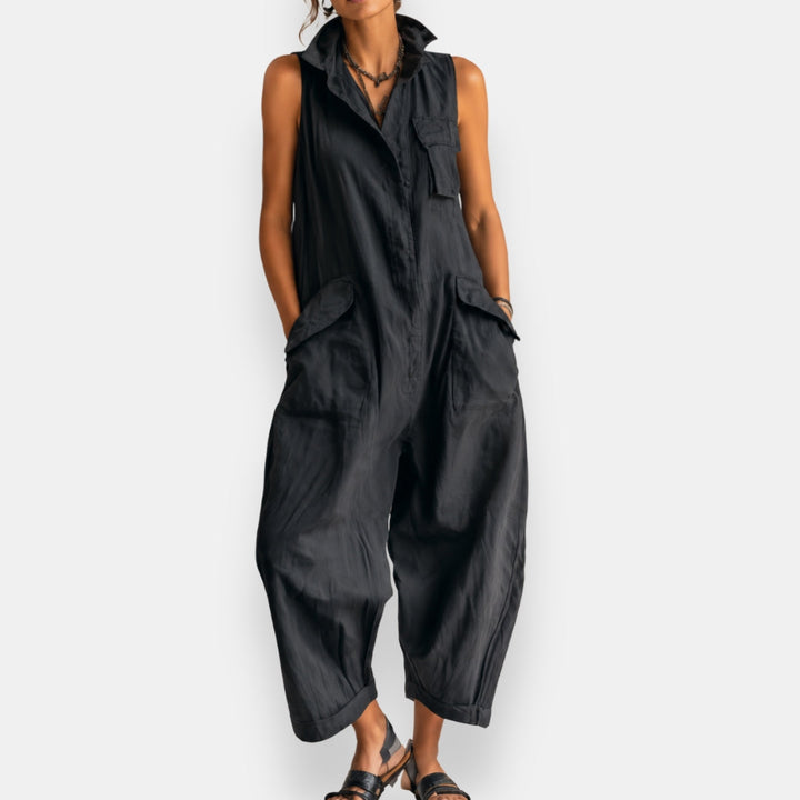 Garvalde | Sleeveless Jumpsuit for Effortless Style