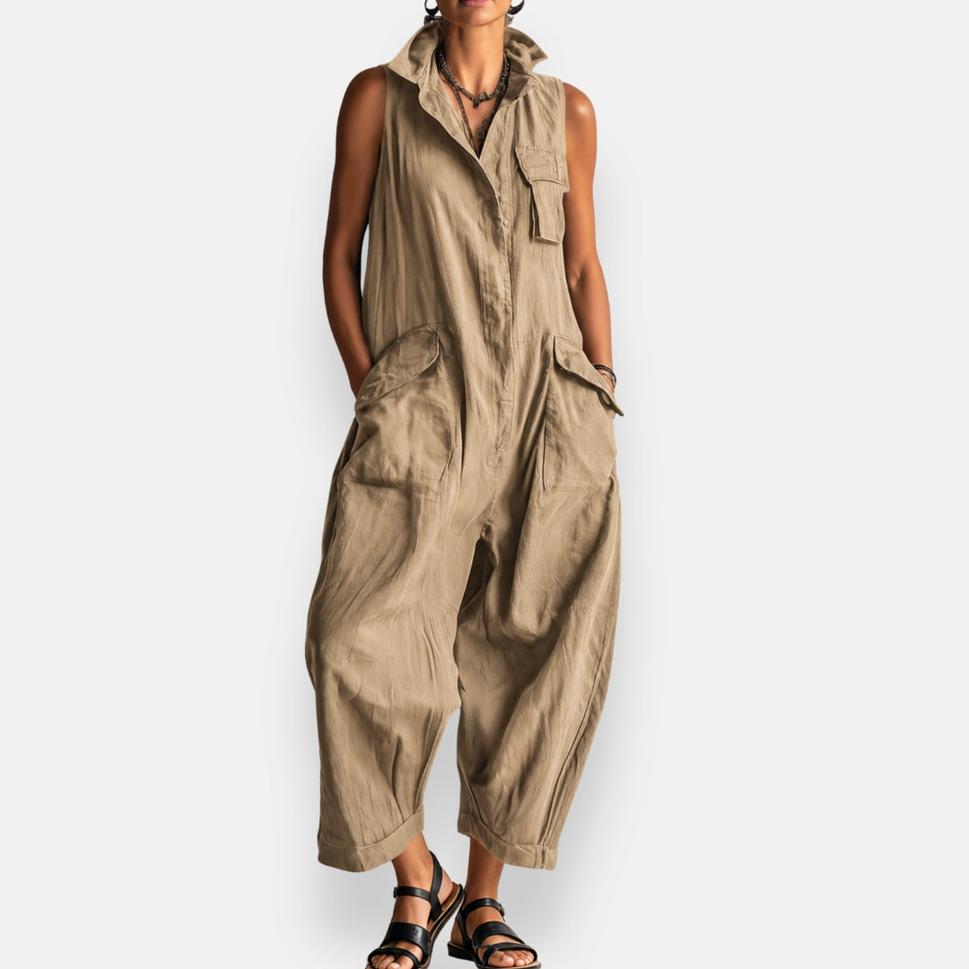 Garvalde | Sleeveless Jumpsuit for Effortless Style