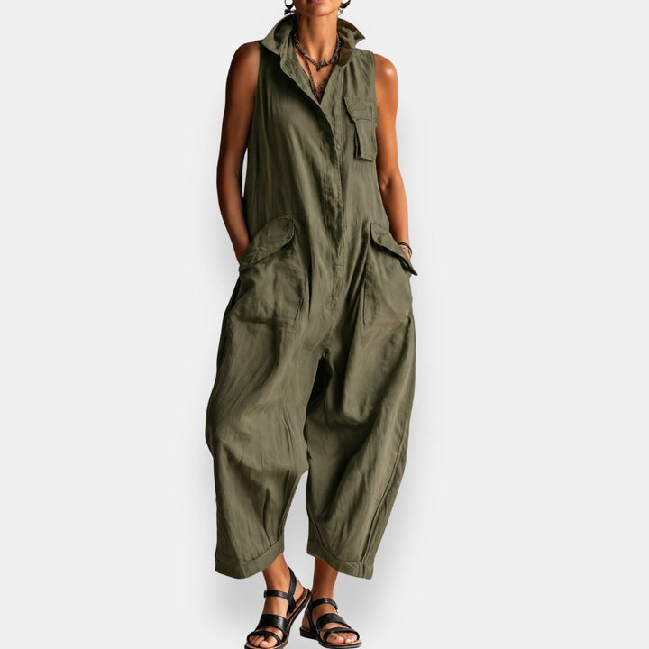 Garvalde | Sleeveless Jumpsuit for Effortless Style