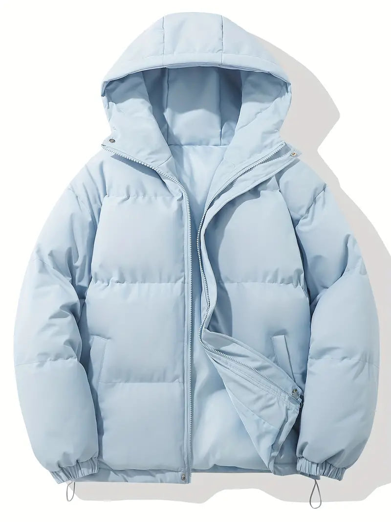 Women's Padded Winter Puffer Jacket with Hood