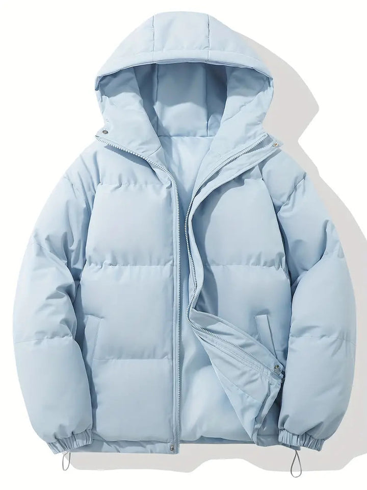 Women's Padded Winter Puffer Jacket with Hood