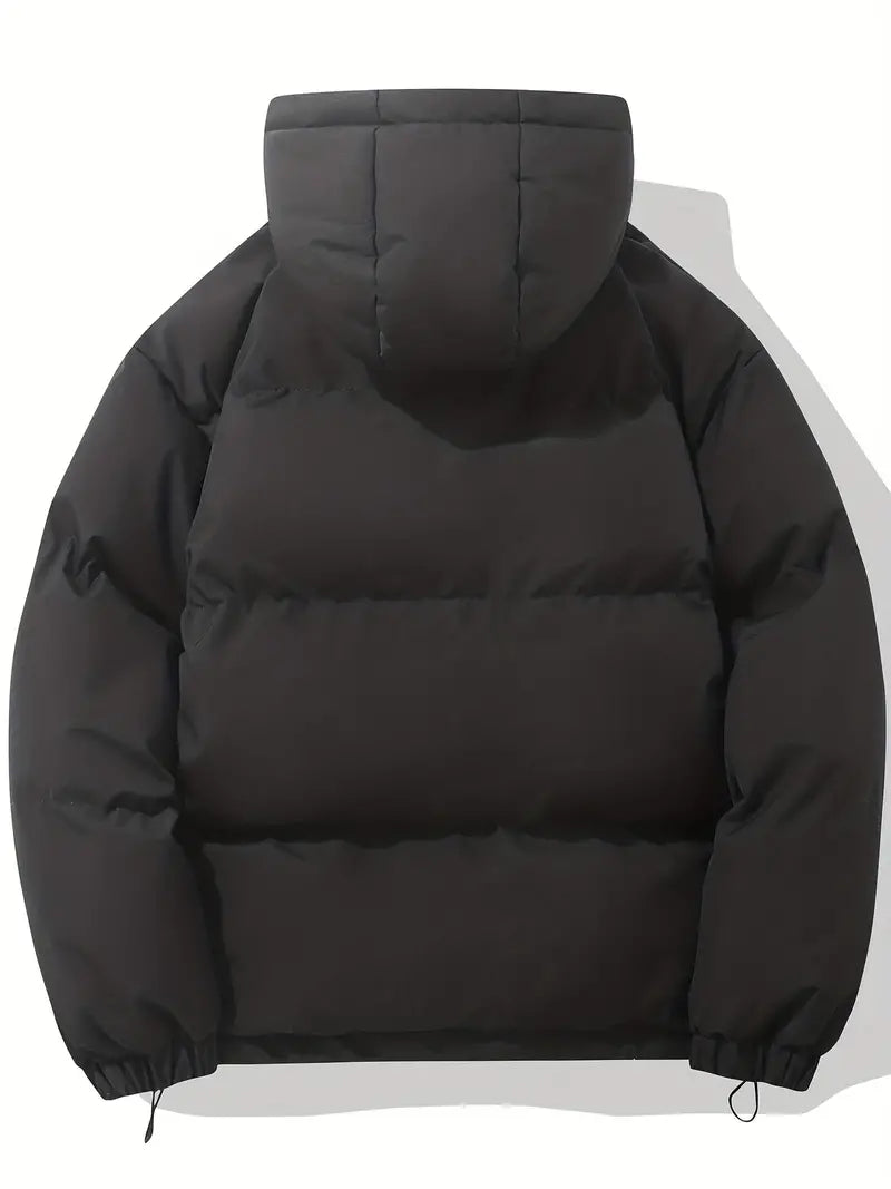 Women's Padded Winter Puffer Jacket with Hood
