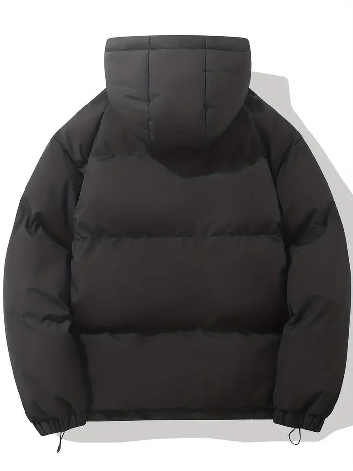 Women's Padded Winter Puffer Jacket with Hood