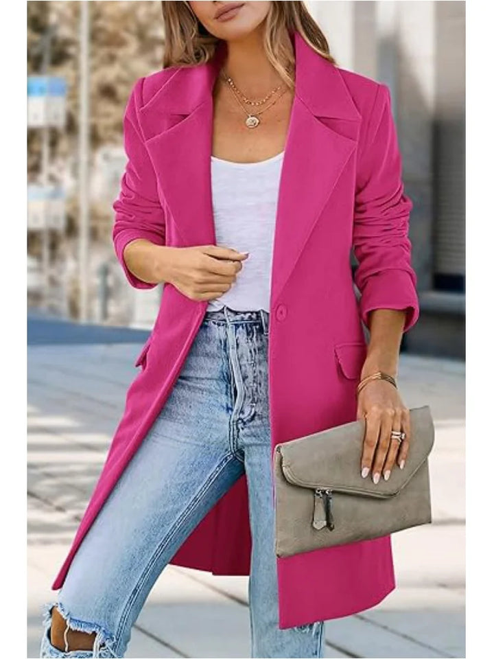 Autumn Trench Coat Women – Stylish Lapel Design for Chic Autumn Outings