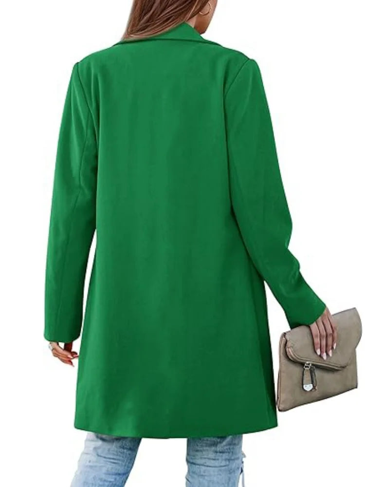Autumn Trench Coat Women – Stylish Lapel Design for Chic Autumn Outings