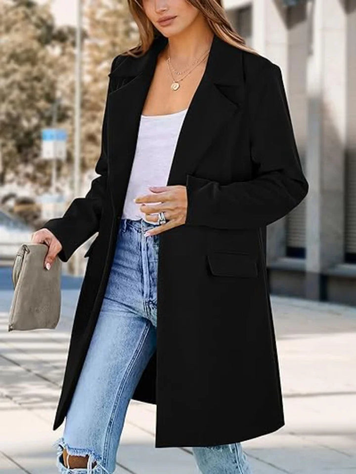 Autumn Trench Coat Women – Stylish Lapel Design for Chic Autumn Outings