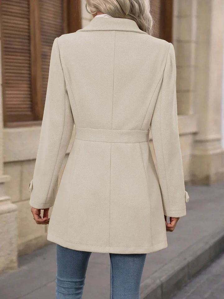 Autumn Wool Coat – Elegant Slim Fit Design for Versatile Styling