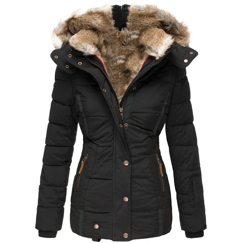 Women's Warm Fur Winter Jacket