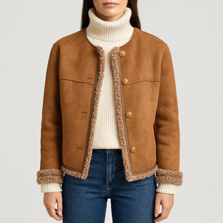 Quilted Mid-Length Puffer Jacket with Cinched Waist
