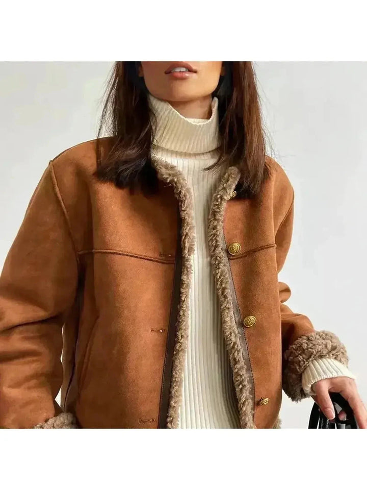 Quilted Mid-Length Puffer Jacket with Cinched Waist