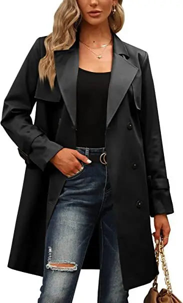 French Chic Long Cardigan – Stylish Layer for Transitional Weather