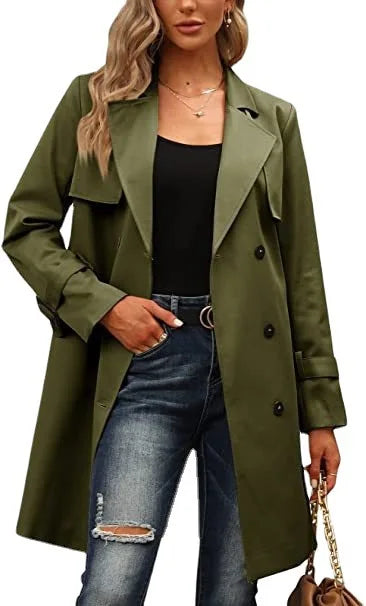 French Chic Long Cardigan – Stylish Layer for Transitional Weather