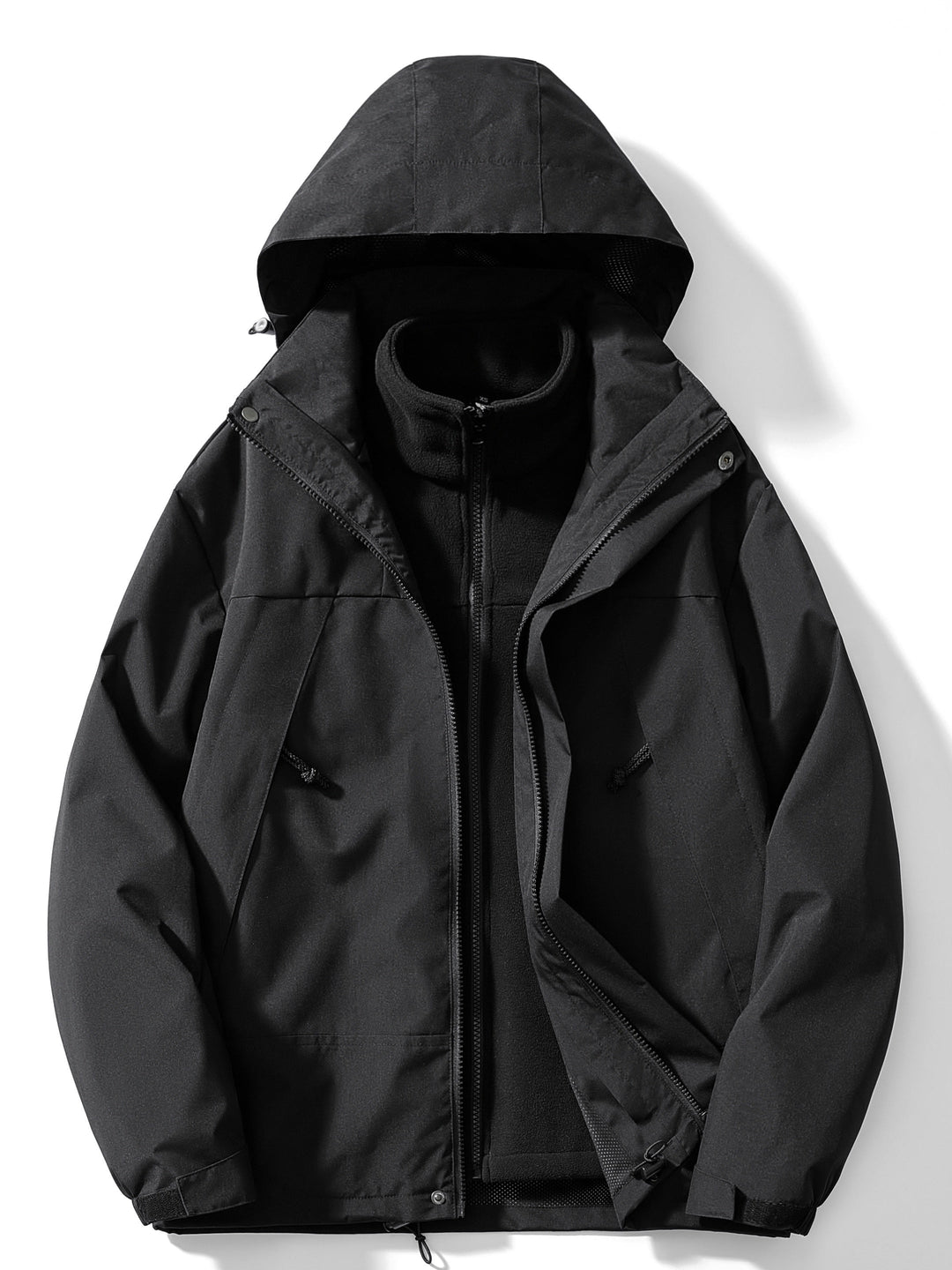 Women's 3-in-1 Fleece Winter Jacket with Hood