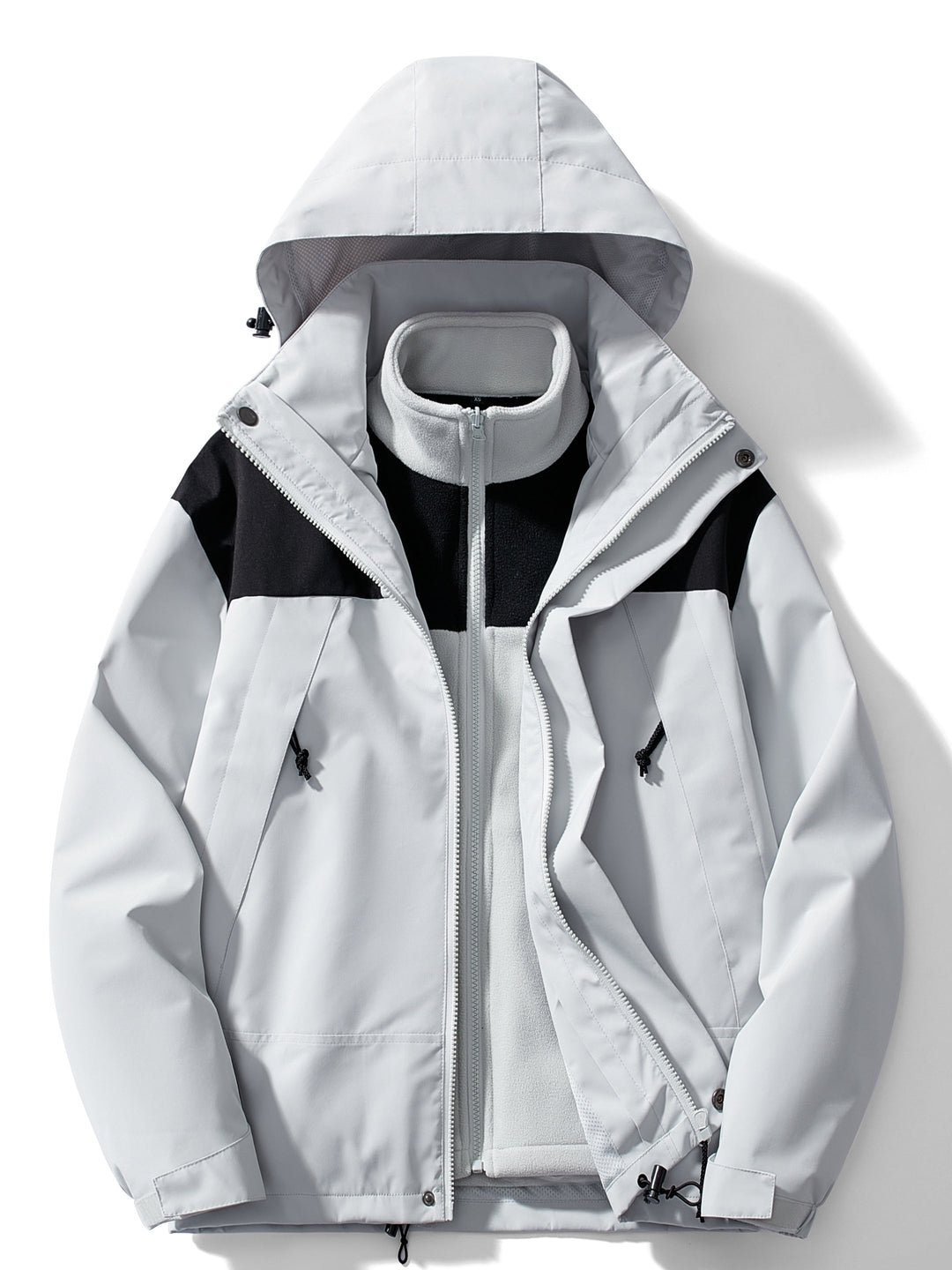 Women's 3-in-1 Fleece Winter Jacket with Hood