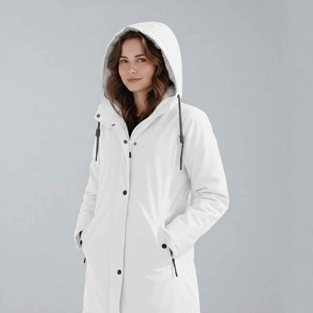 Cozy Sherpa-Lined Hooded Parka Jacket for Winter