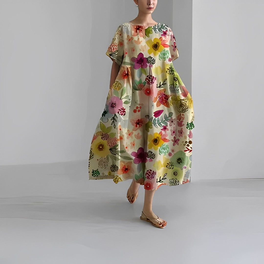 CÉLESTINE | Bohemian Flower Dress for a Natural and Romantic Style