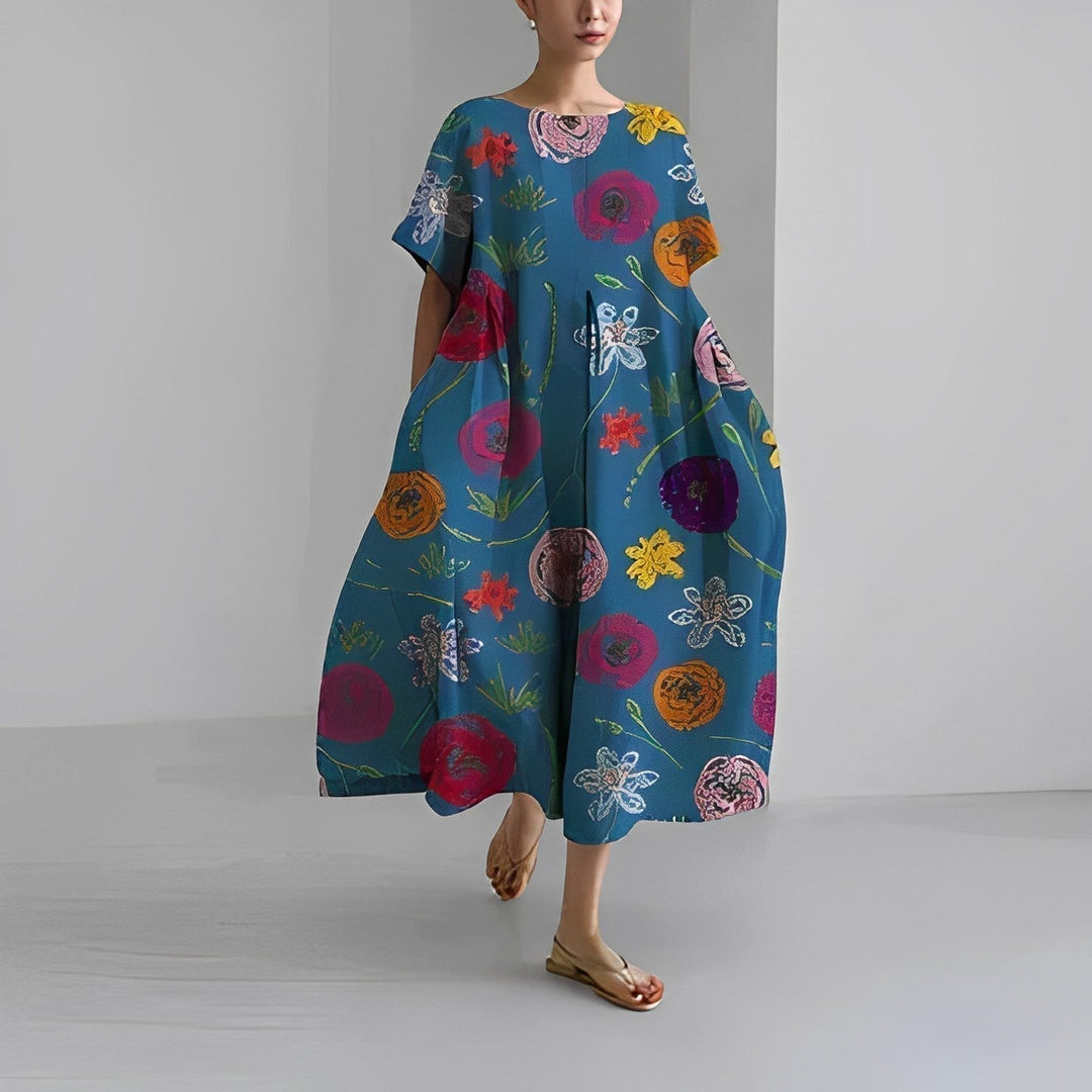 CÉLESTINE | Bohemian Flower Dress for a Natural and Romantic Style