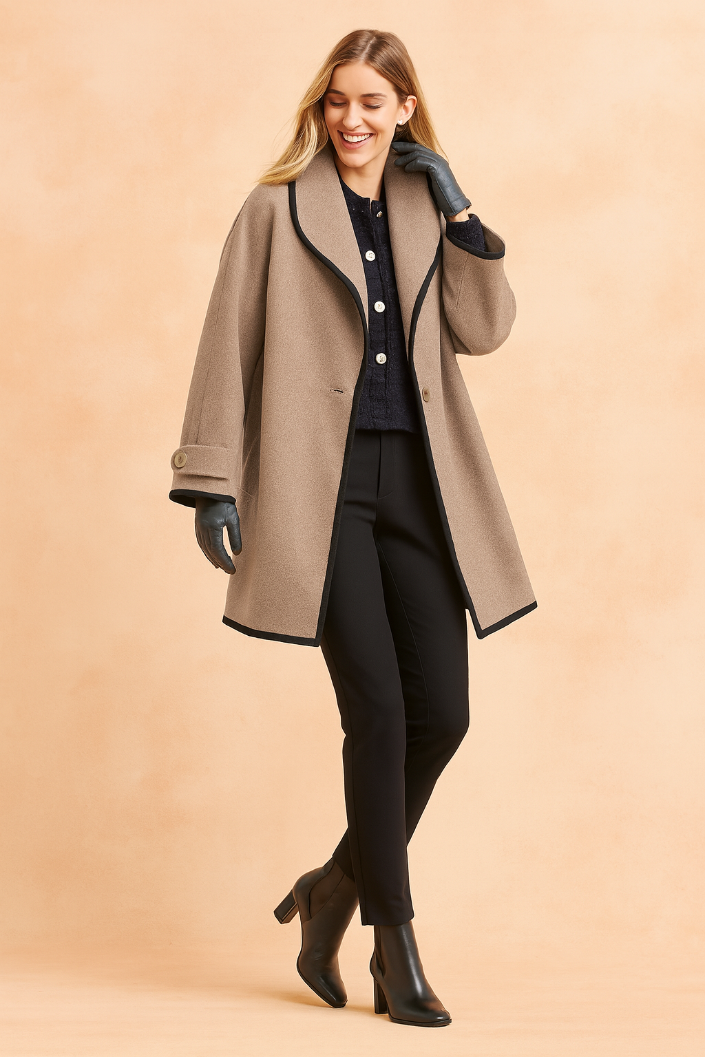 Stylish Warm Padded Mid-Length Winter Jacket for Women