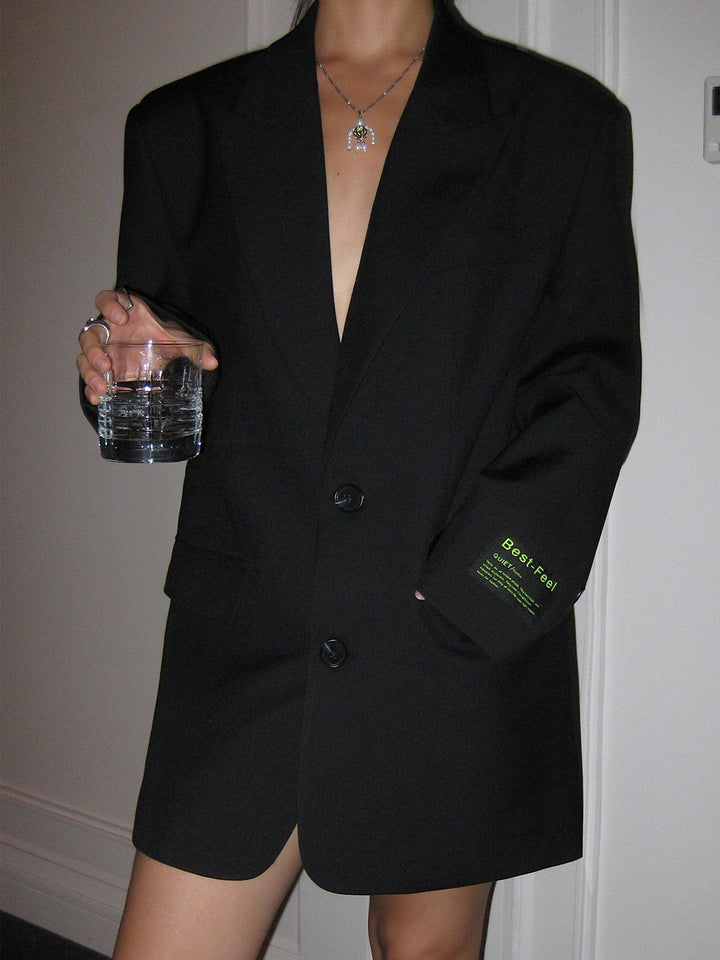 Women's Oversized Classic Blazer Coat