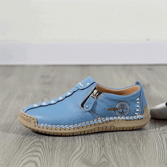 JULIA | Elise Zip-Up Comfort Orthopedic Loafers