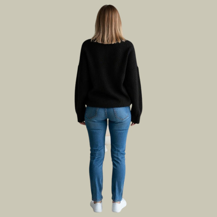 Modern Relaxed Fit Turtleneck Sweater for Women