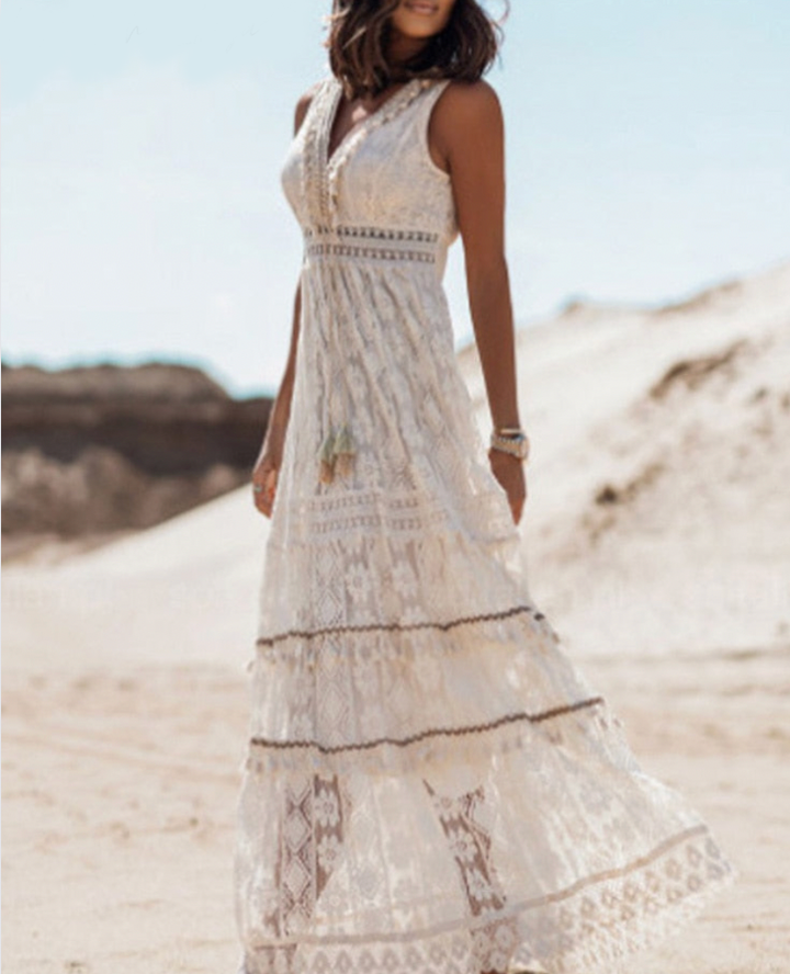Elegant boho-style dress