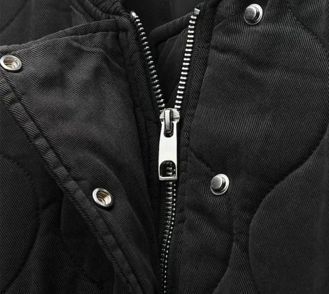 Women's Relaxed Quilted Bomber Jacket