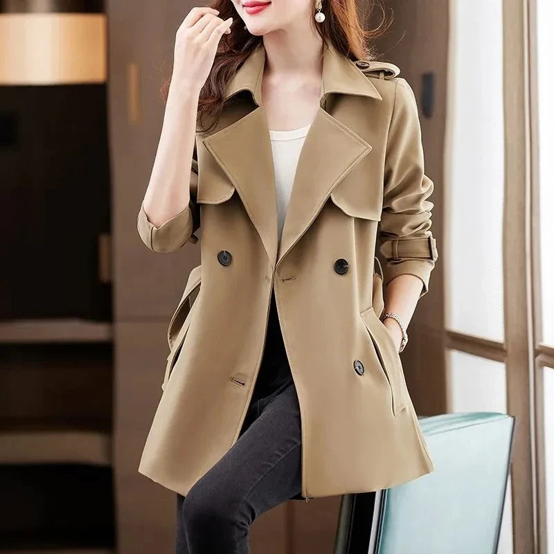 Black Trench Coat Women – Stylish Layer for Transitional Weather
