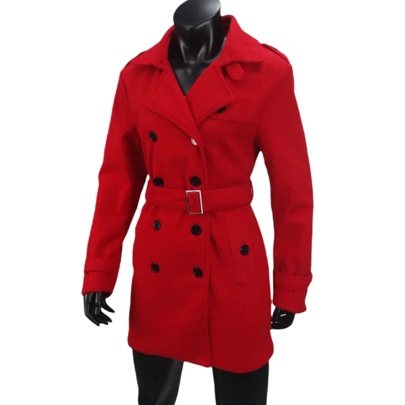Trench Coat – Stylish Double Breasted Design for Casual Streetwear