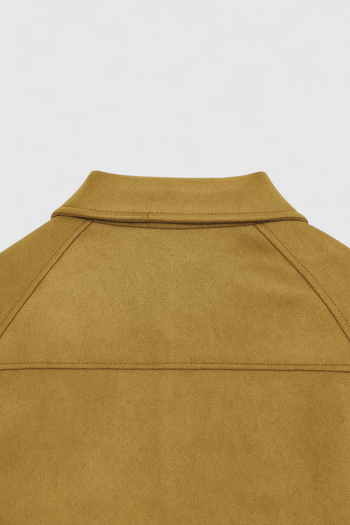 Stylish Yellow Bomber Jacket with Trendy Details