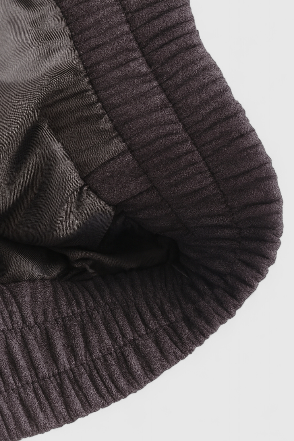 Trendy Dark Grey Bomber Jacket with Stand Collar