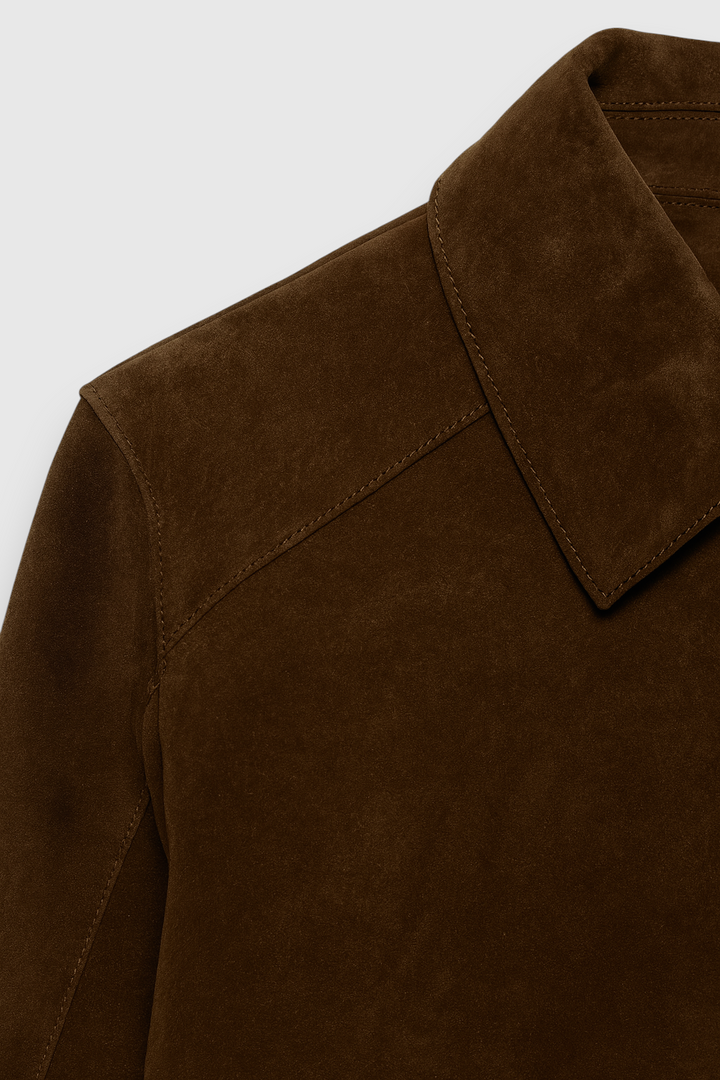 Vintage-Inspired Short Jacket with Comfortable Fit