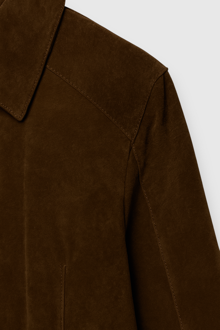 Vintage-Inspired Short Jacket with Comfortable Fit