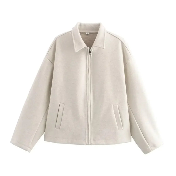 Women's Zipper Collar Jacket