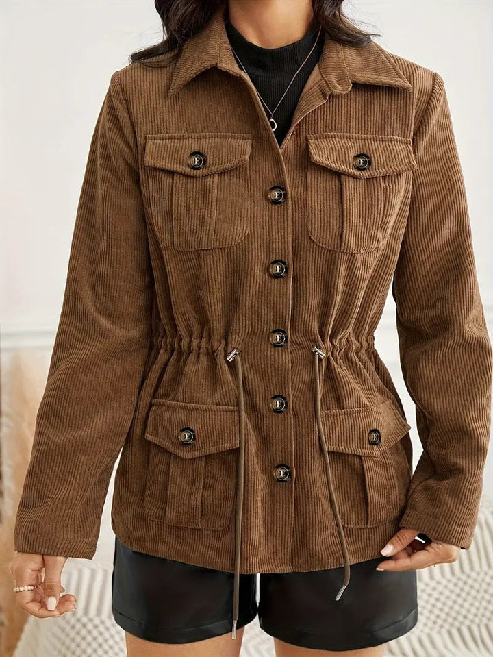 Women's Brown Corduroy Jacket