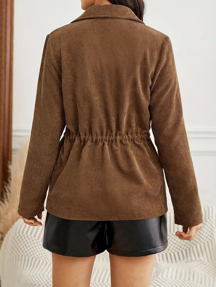 Women's Brown Corduroy Jacket