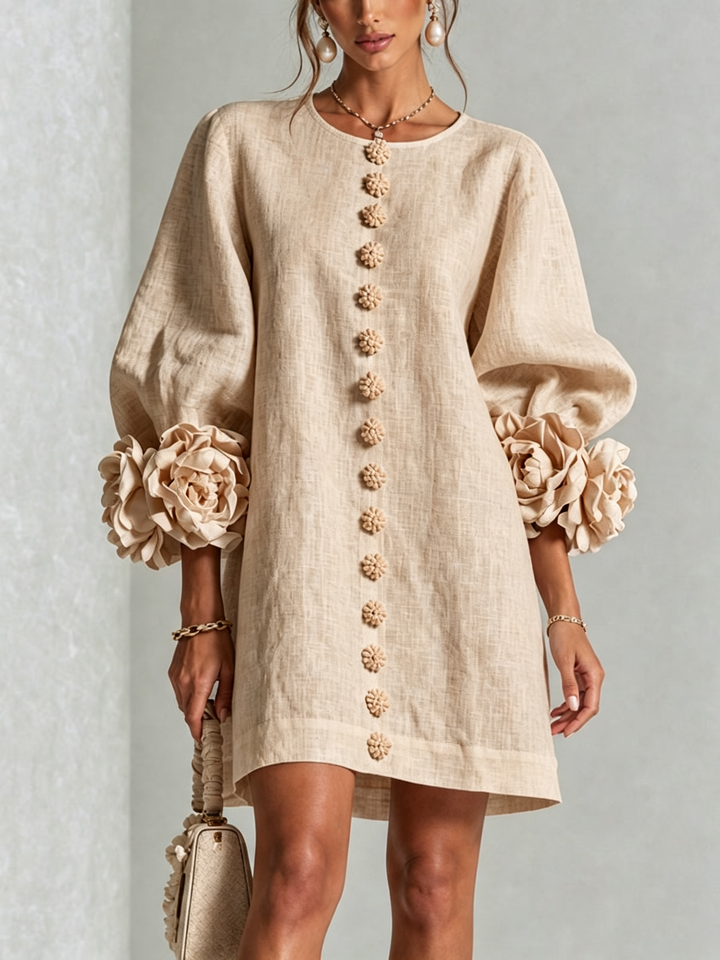 Effortless elegance with a sculptural shift dress