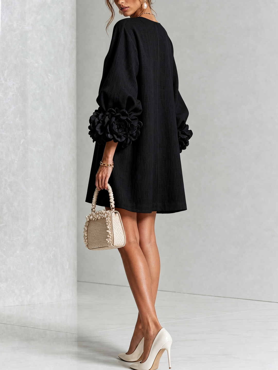 Effortless elegance with a sculptural shift dress