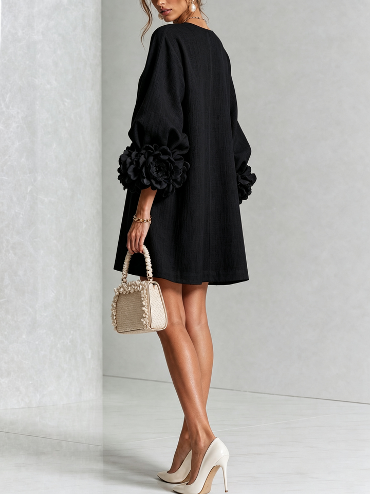 Effortless elegance with a sculptural shift dress