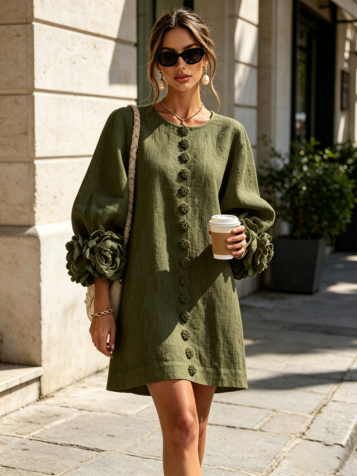 Effortless elegance with a sculptural shift dress