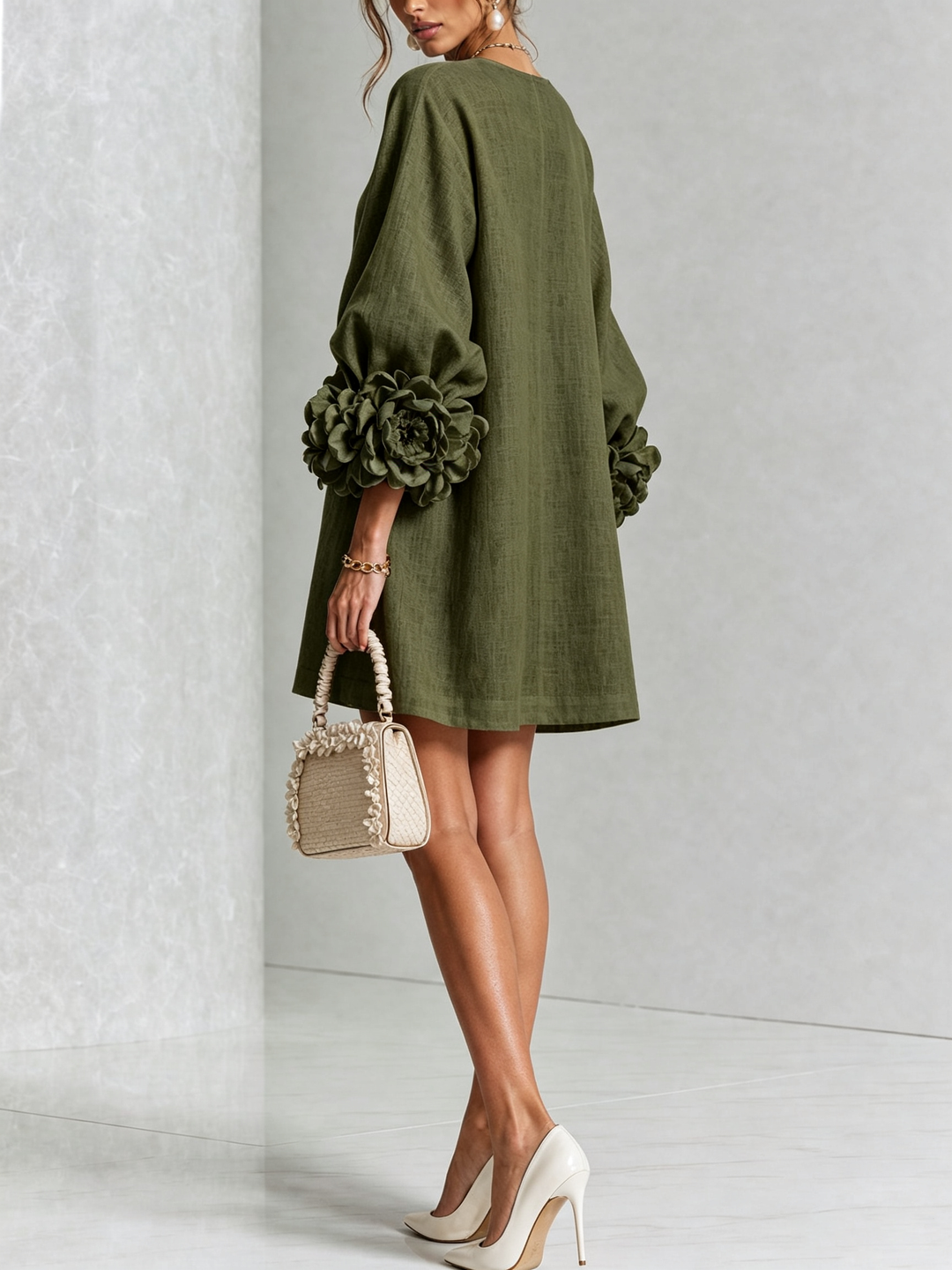Effortless elegance with a sculptural shift dress