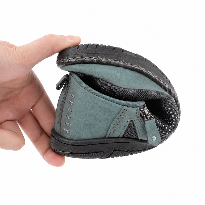 JULIA | Elise Zip-Up Comfort Orthopedic Loafers