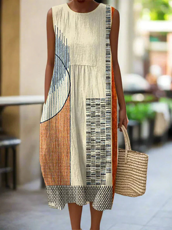 SABRINA | Elegant Midi Dress with Discreet Comfort and Timeless Style for Every Day