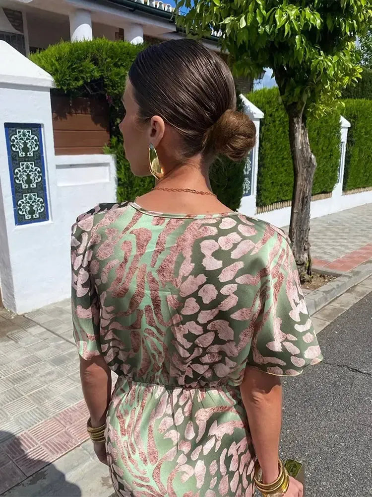 Claire | Midi Dress Copper Color